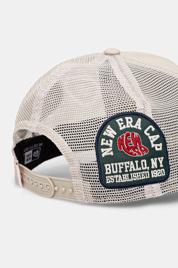 Akcesoria New Era czapka z daszkiem trucker MULTI PATCH 940 MC 60856340 beżowy