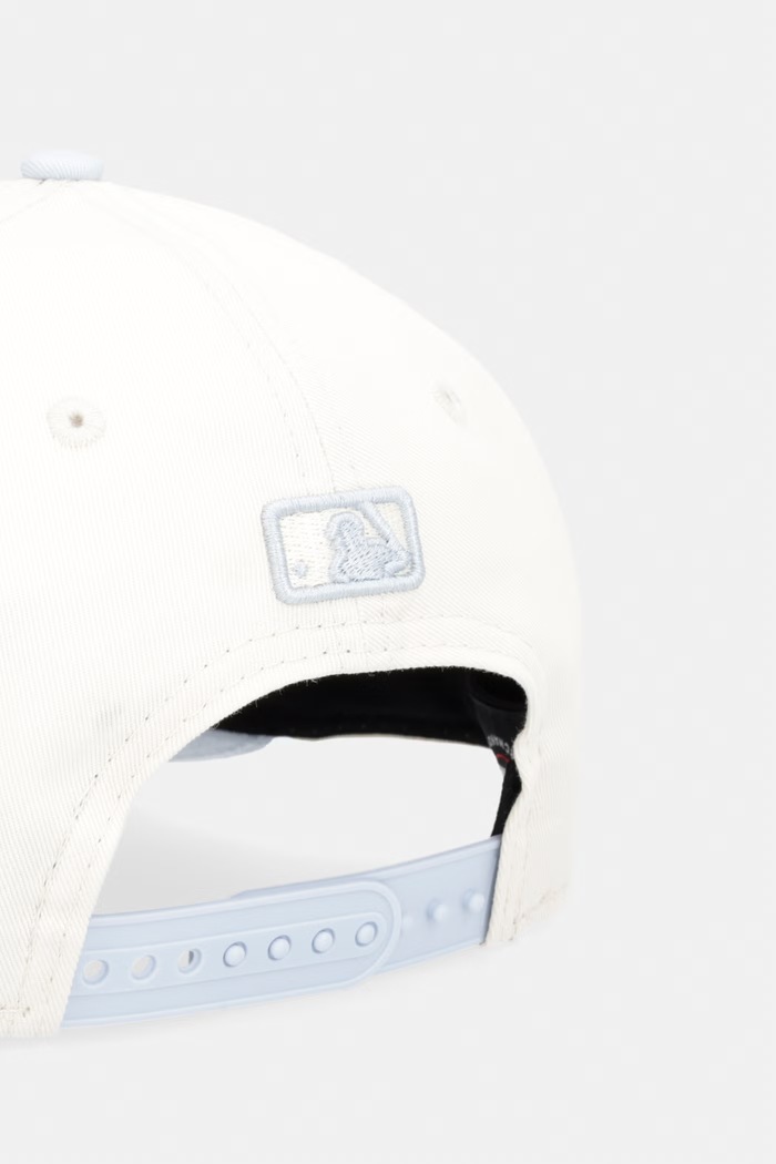 Akcesoria New Era czapka z daszkiem bawełniana SIDE SCRIPT 940 MC NYY 60856248 beżowy
