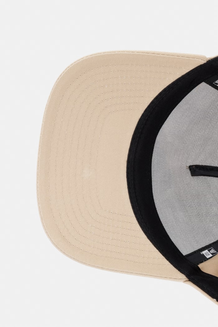 New Era czapka bejsbolówka bawełniana LE EFRAME LA DODGERS beżowy 60856250