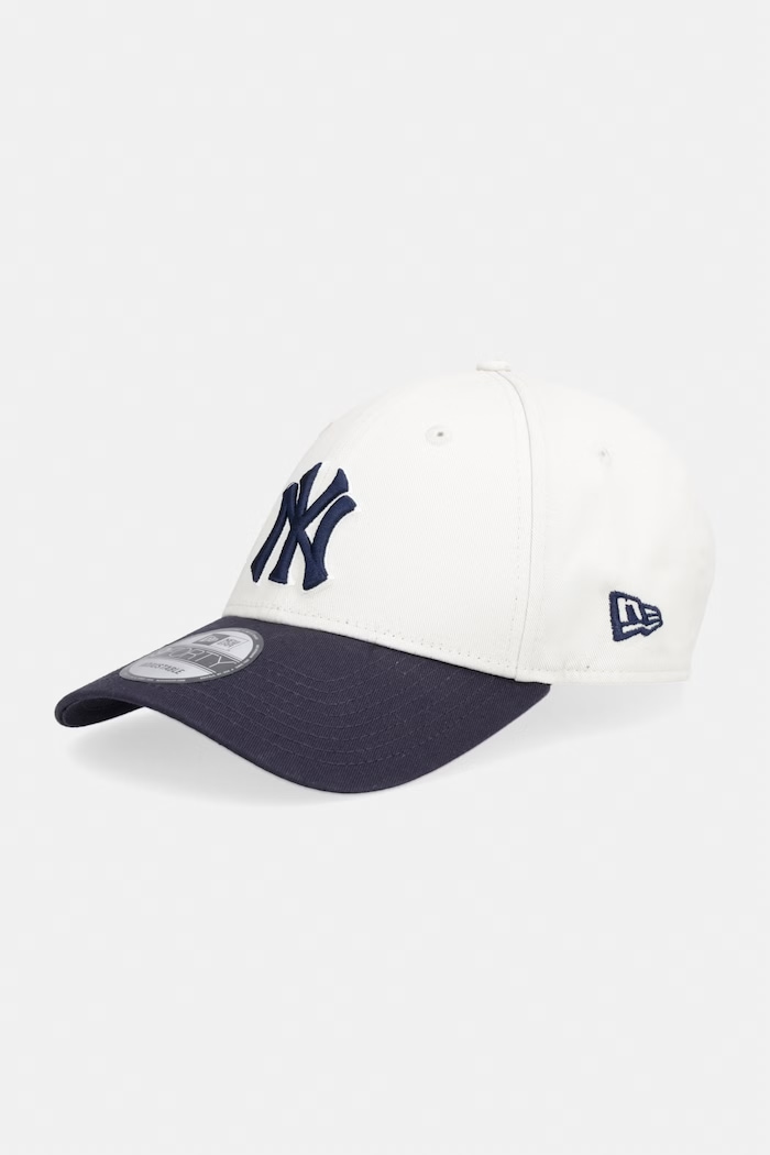 New Era czapka z daszkiem bawełniana WS PATCH 940 NYY beżowy 60856257