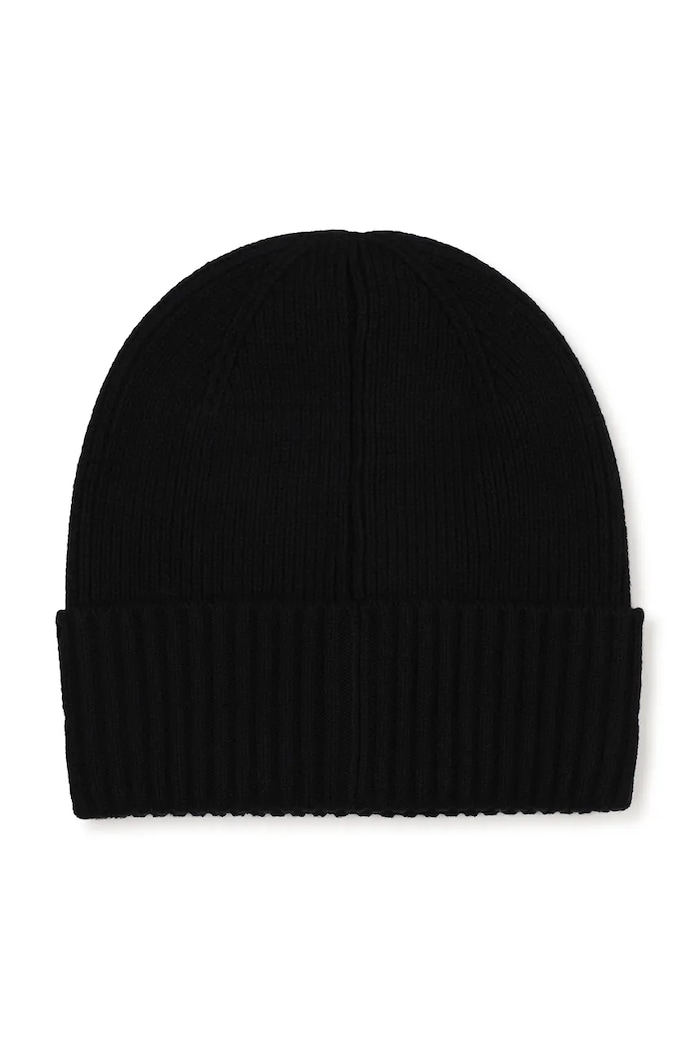 BOSS Pletená čepice dětská s bavlnou J53583.54.56 černá AW26