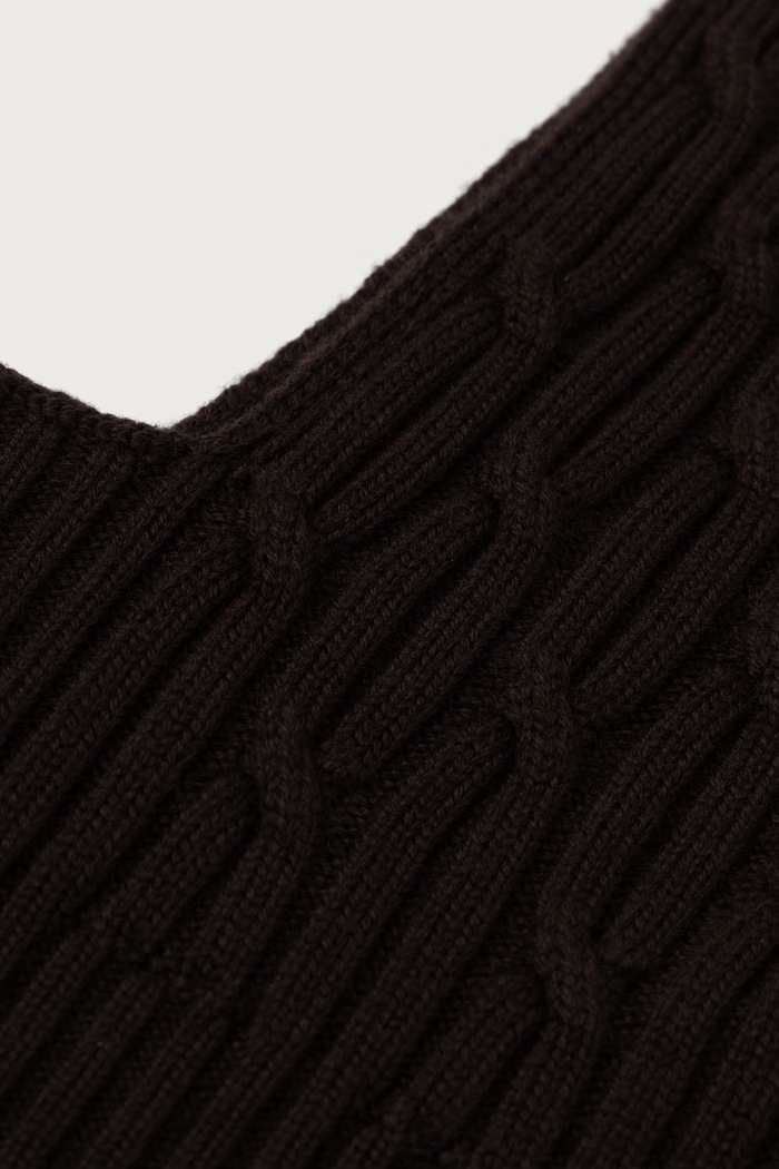 Akcesoria MM by Max Mara Kominiarka damska wełniana MMLPORTICI 2626576028600 brązowy