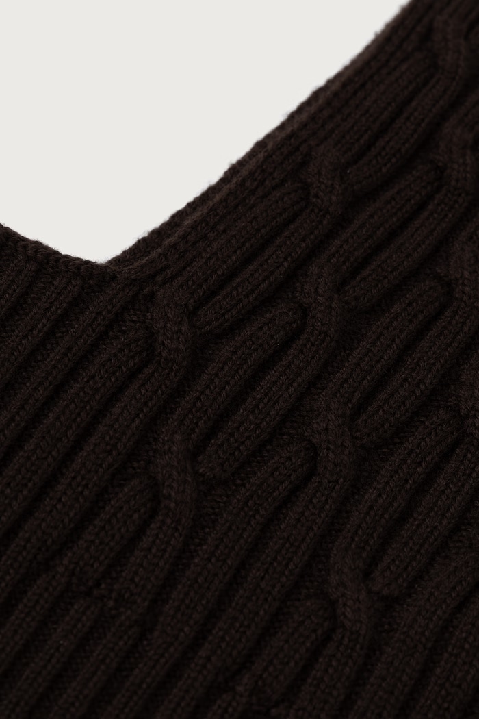 Akcesoria MM by Max Mara Kominiarka damska wełniana MMLPORTICI 2626576028600 brązowy