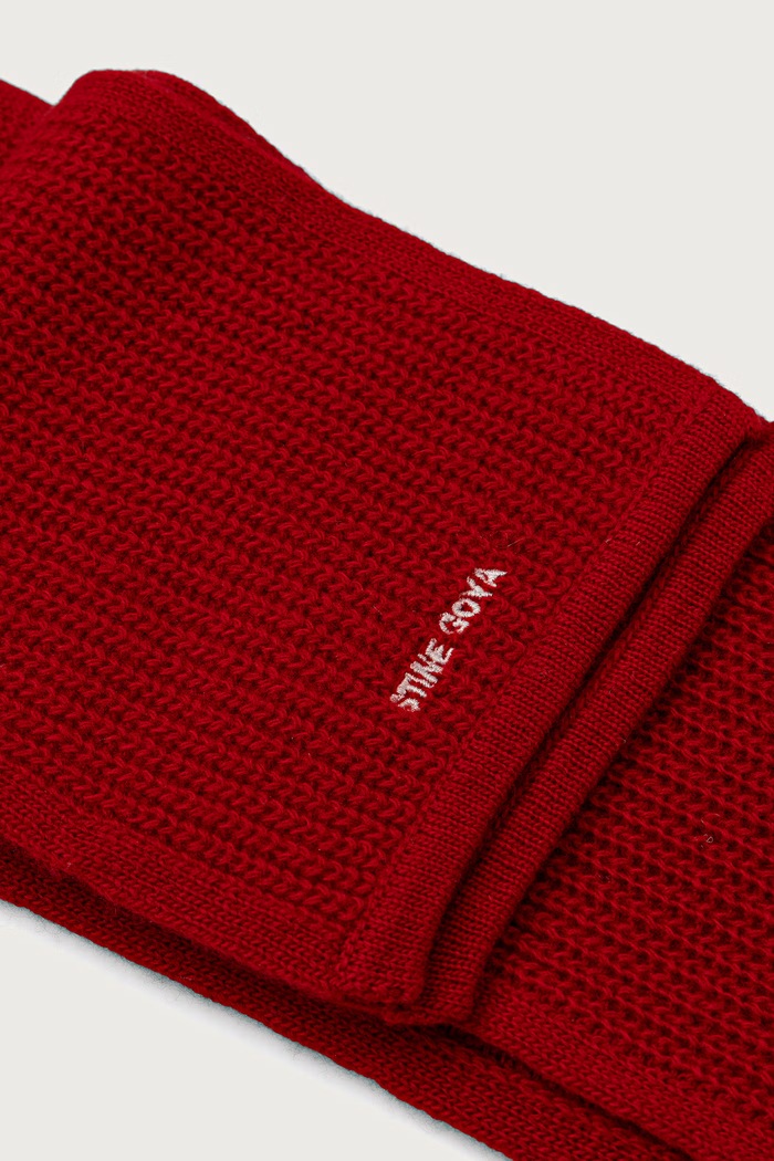 Stine Goya czapka damska wełniana SG.AW26.A083.2414 czerwony AW26