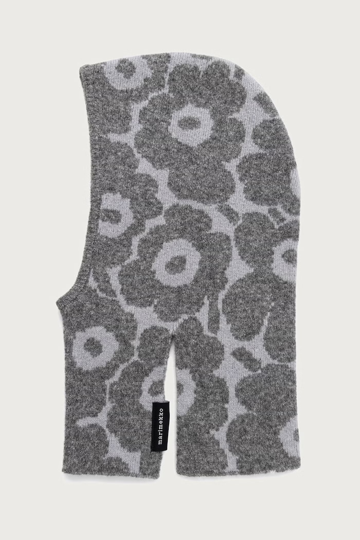Marimekko Kominiarka damska z wełną szary 096222