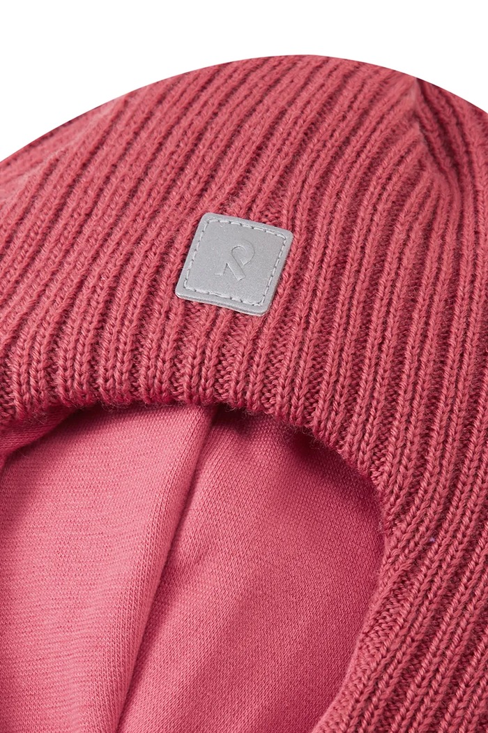 Chłopiec Reima Kominiarka dziecięca z wełny merino Kateva 5300381A.9BY2 czerwony