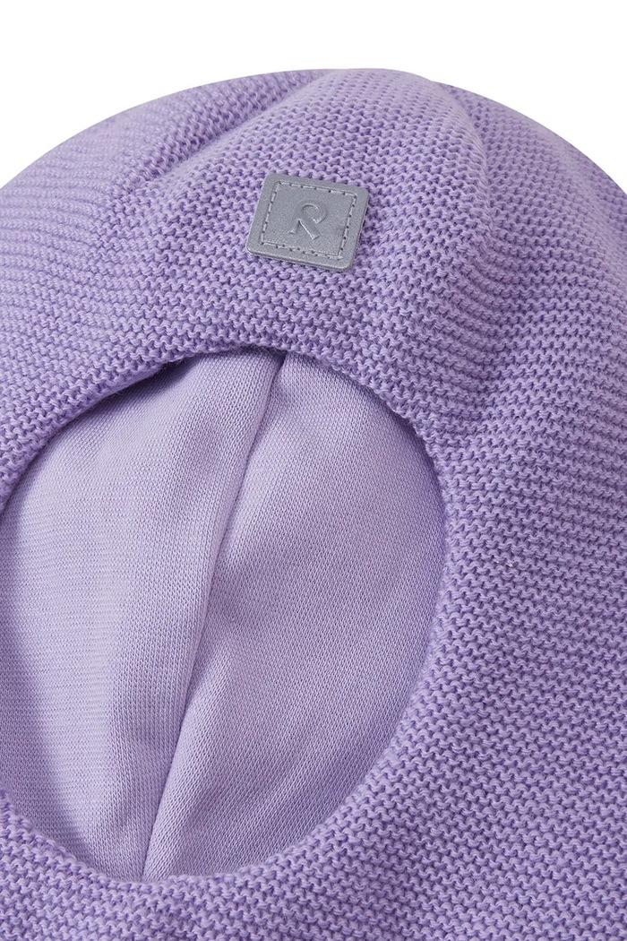 Chłopiec Reima Kominiarka dziecięca z wełny merino Starrie 5300044C.9BY2 fioletowy