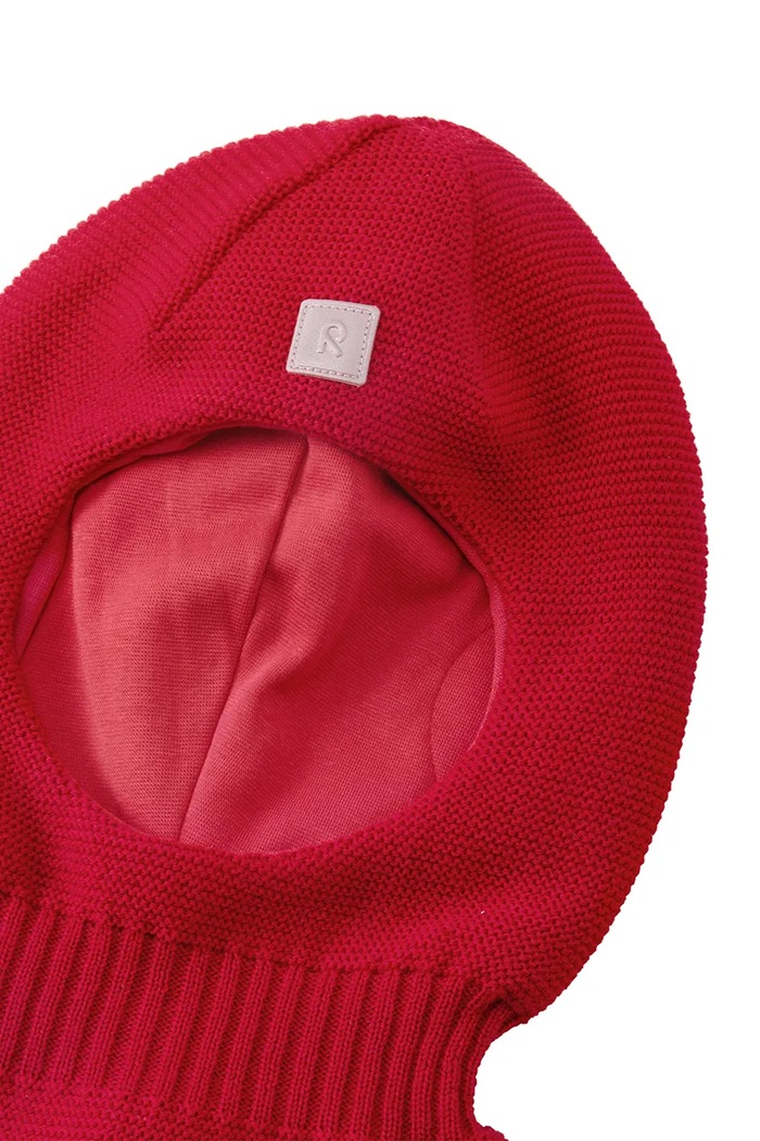 Chłopiec Reima Kominiarka dziecięca z wełny merino Starrie 5300044C.9BY2 czerwony