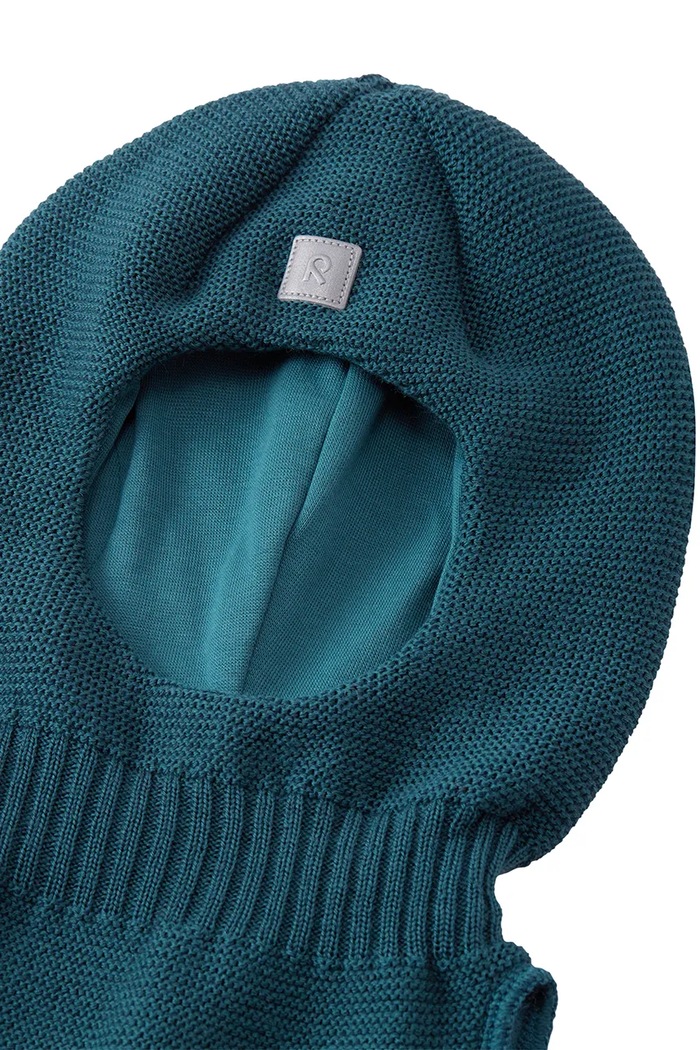 Chłopiec Reima Kominiarka dziecięca z wełny merino Starrie 5300044C.9BY2 turkusowy