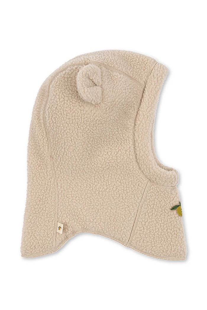 Konges Sløjd passamontagna per bambini in pile SAFA HELMET GRS KS105768.9BY2 beige AW26