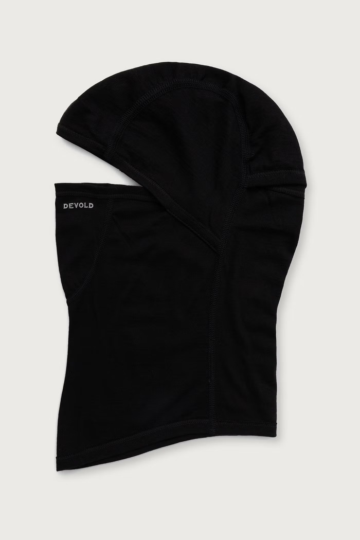 Devold Kominiarka z wełny merino Breeze Merino czarny PDGO.180.820.B