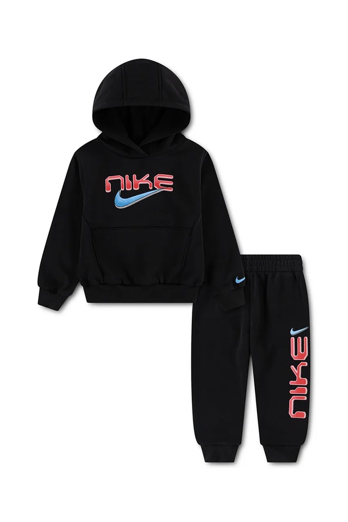 Nike Komplet dresowy dziecięcy z bawełną czarny 86P315