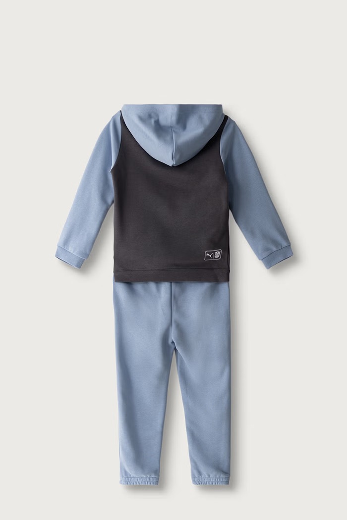 Puma Komplet dresowy dziecięcy z bawełną PUMA X TRANSFORMERS MINICATS Loungewear Set INF 637631 niebieski AW26