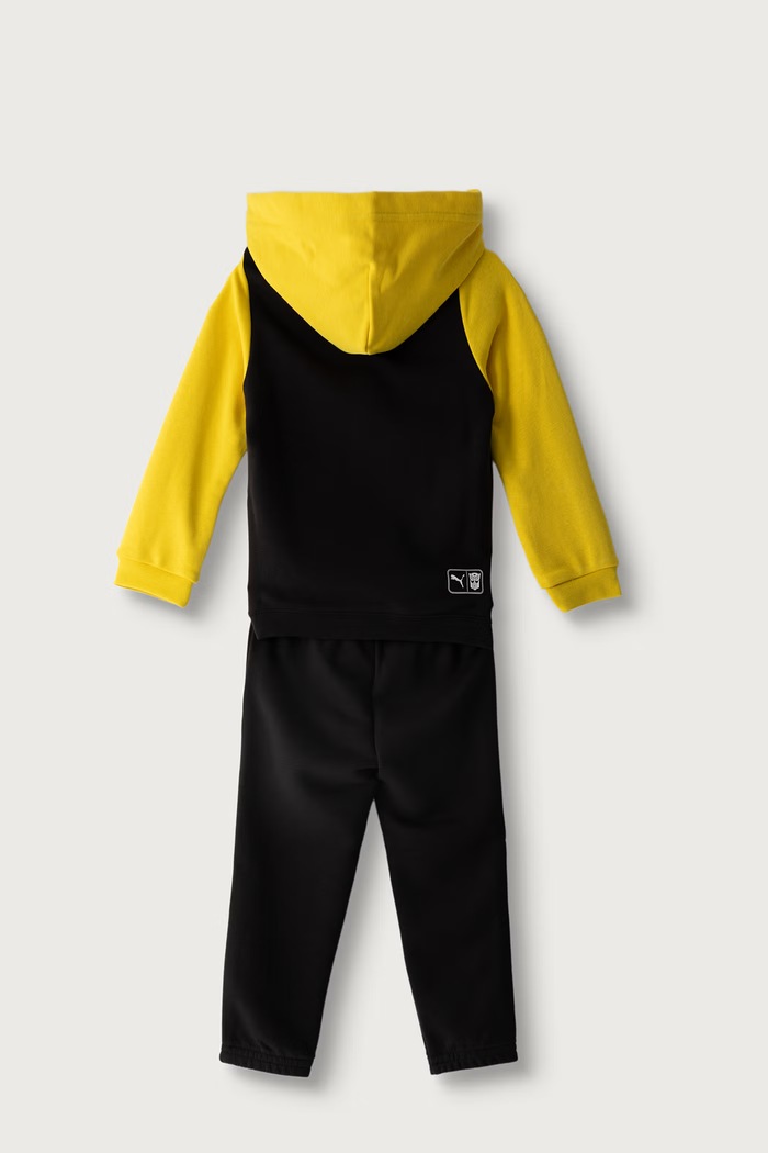 Puma Komplet dresowy dziecięcy z bawełną PUMA X TRANSFORMERS MINICATS Loungewear Set INF 637631 czarny AW26