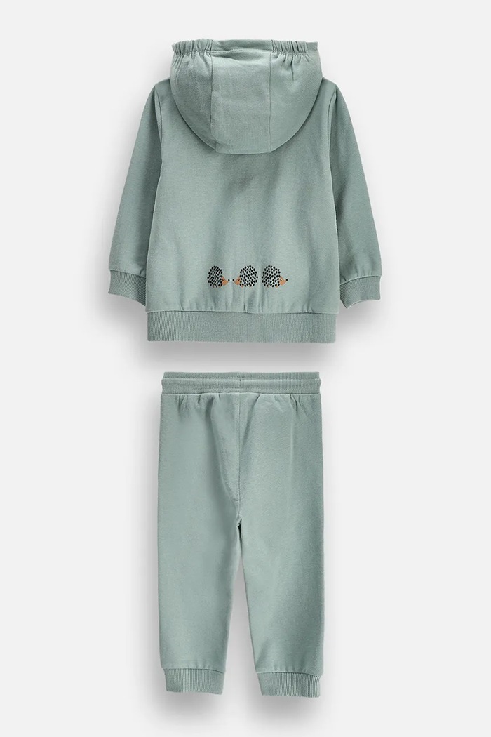 Coccodrillo komplet trenirka za bebe od pamuka ZC6117301FBN zelena AW26