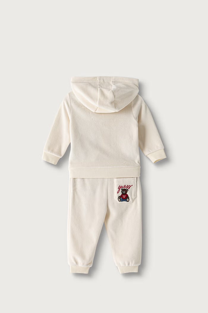 Guess Tepláková súprava dojčenská s bavlnou I6YG19.K6487.9BY2 béžová AW26