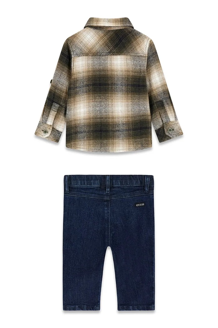 Guess Komplet codzienny dziecięcy bawełniany I6BG11.W3894.9BY2 beżowy AW26