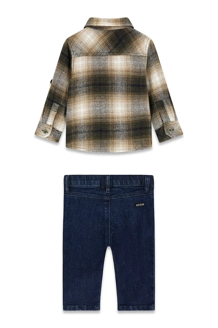 Guess Komplet codzienny dziecięcy bawełniany I6BG11.W3894.9BY2 beżowy AW26