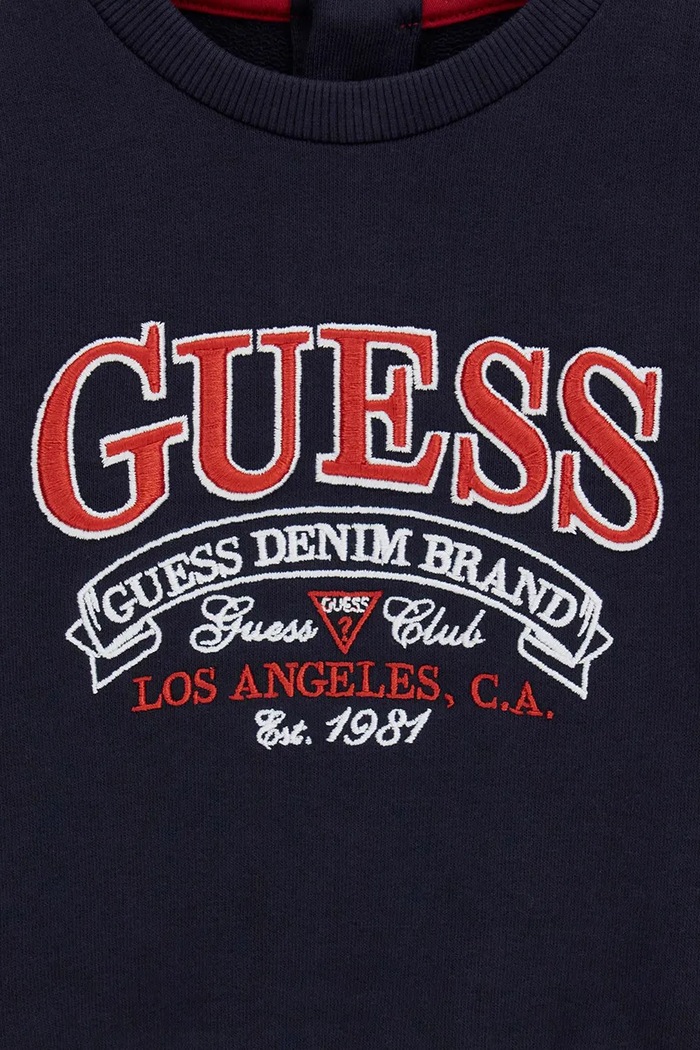 Chłopiec Guess Komplet codzienny niemowlęcy bawełniany I6BG02.K5804.9BY2 granatowy