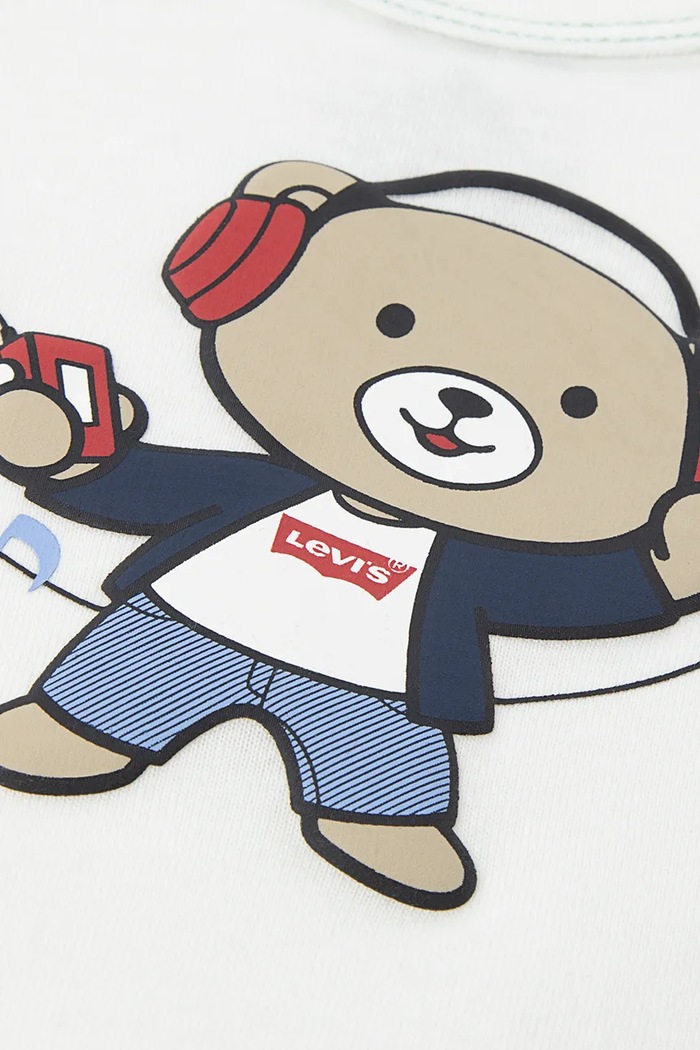 Dečki Levi's komplet trenirke otroški z bombažem FULL ZIP HOODIE SET 6ER557 mornarsko modra