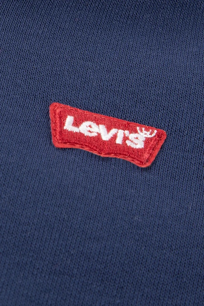 Levi's komplet trenirke otroški z bombažem FULL ZIP HOODIE SET 6ER557 mornarsko modra