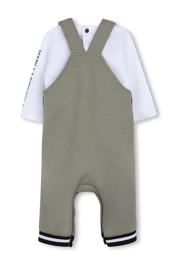 Karl Lagerfeld комплект за деца с памук Z31494.86 зелен AW26