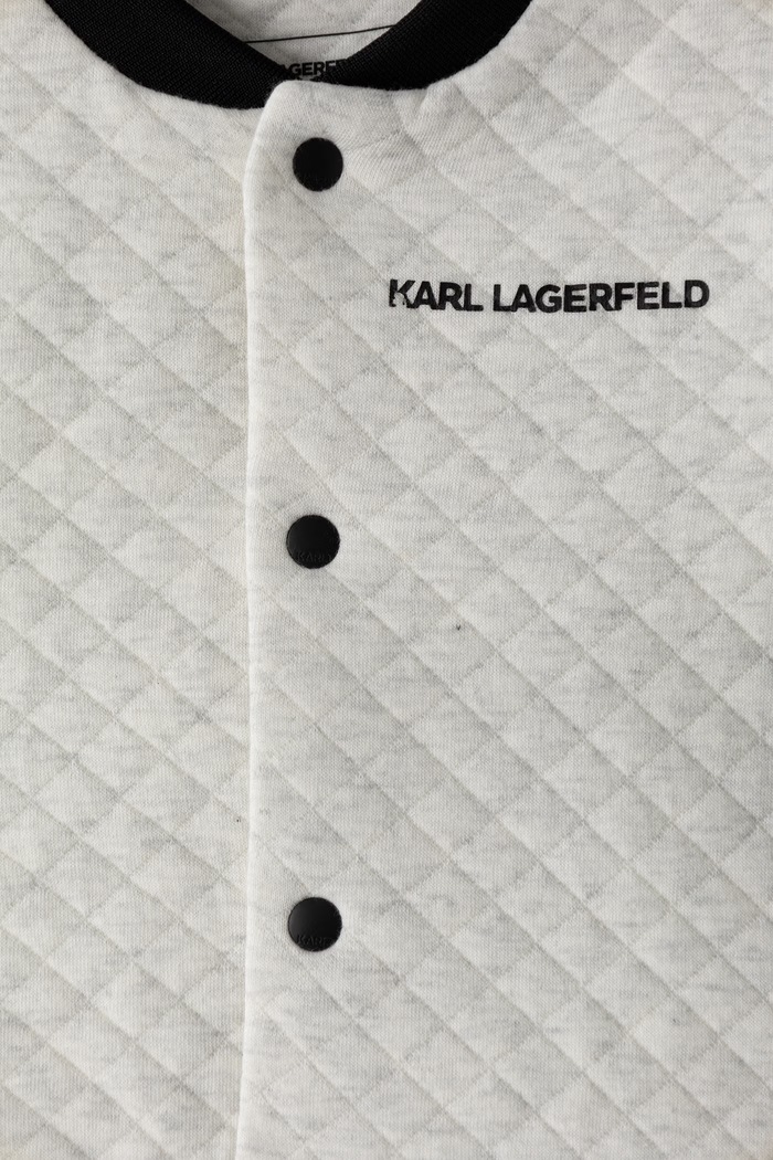 Vsakdanji komplet otroški z bombažem Karl Lagerfeld bela Z31496.71.81