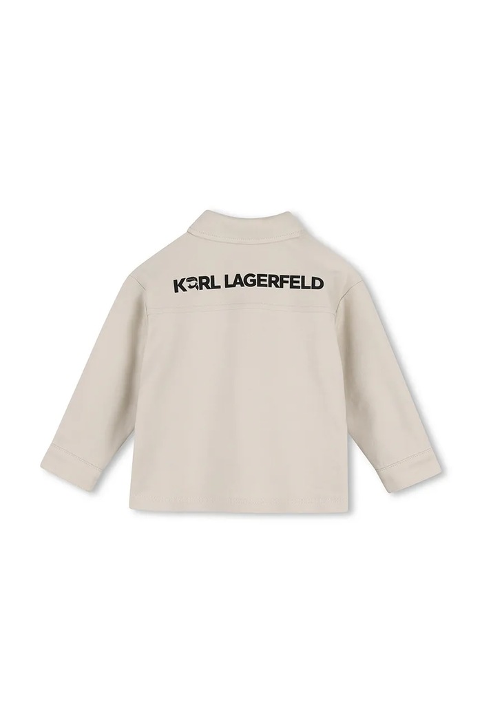 Ежедневен комплект за бебе с памук Karl Lagerfeld Z31484.86.108 бежов