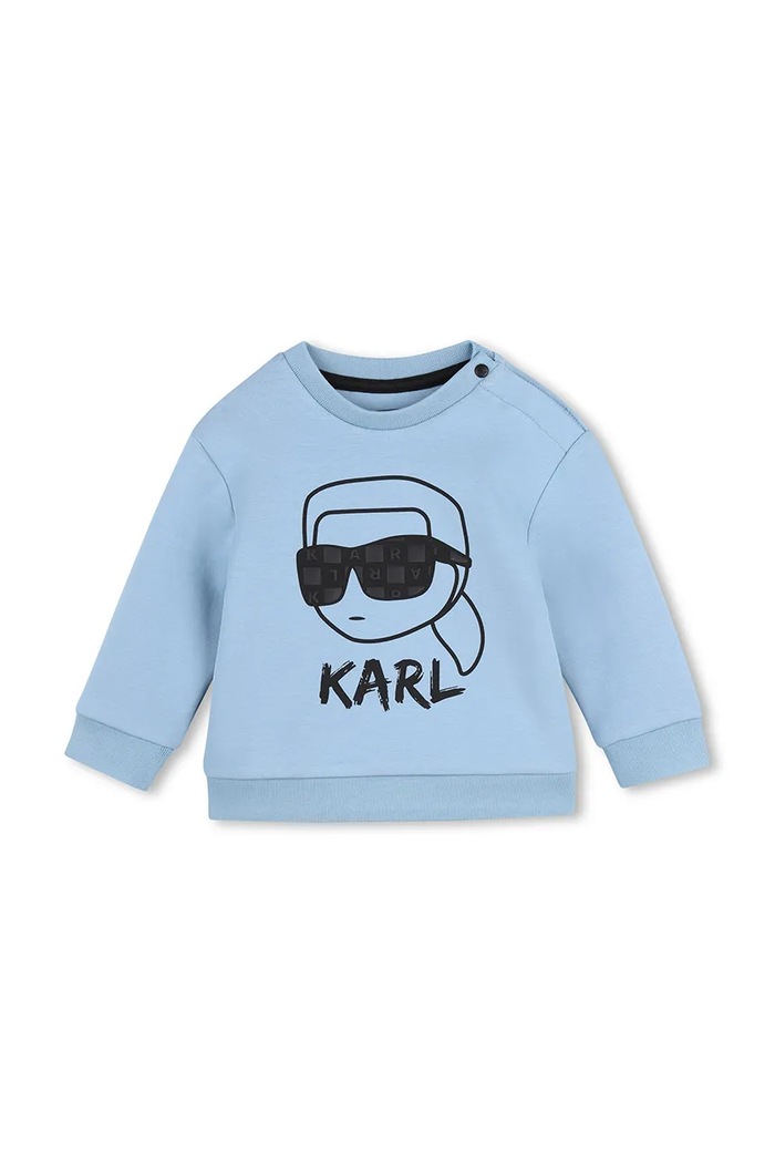 Момче Karl Lagerfeld Спортен комплект анцуг за бебе с памук Z31487.86.108 син