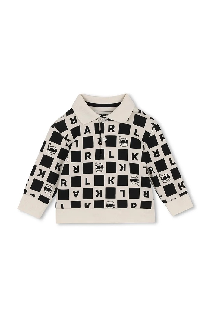 Момче Karl Lagerfeld комплект за деца от памук Z31488.86.108 черен