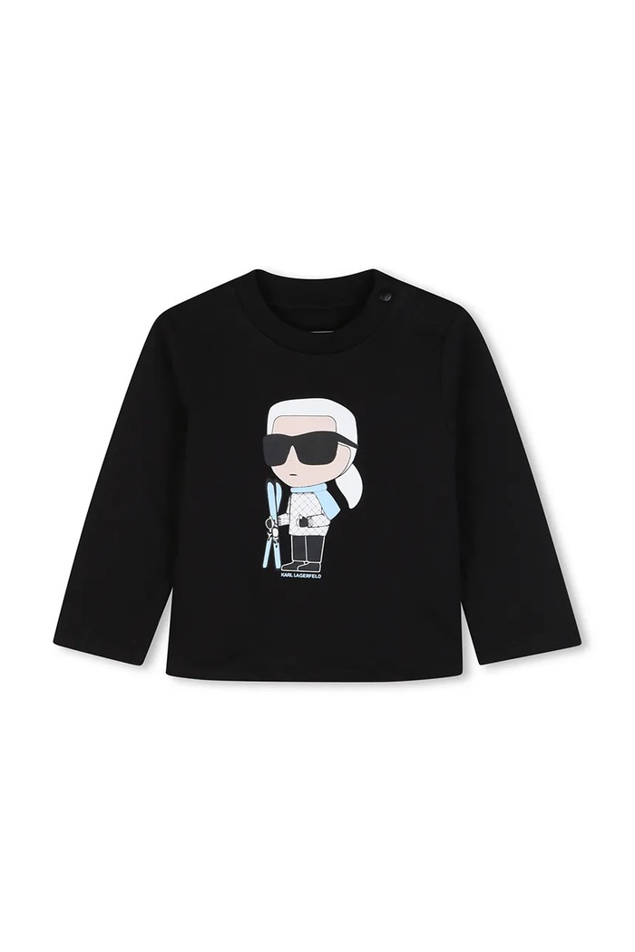 Karl Lagerfeld dres dziecięcy z bawełną Z31482.86.108 niebieski