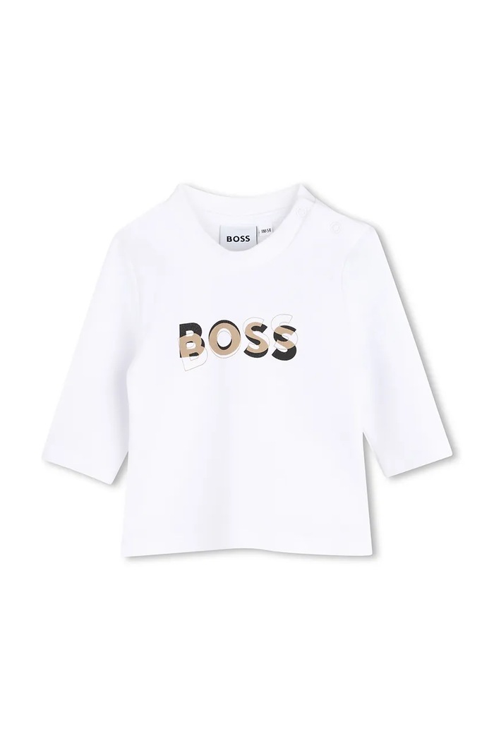 BOSS φόρμα βρεφική με βαμβάκι μαύρο J53305