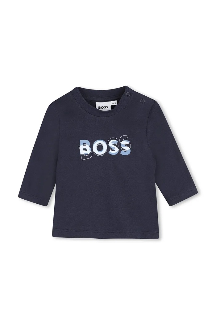 BOSS φόρμα βρεφική με βαμβάκι μπλε J53307