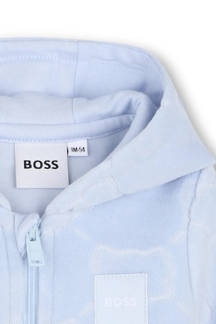 Dres niemowlęcy z bawełną BOSS niebieski J53310