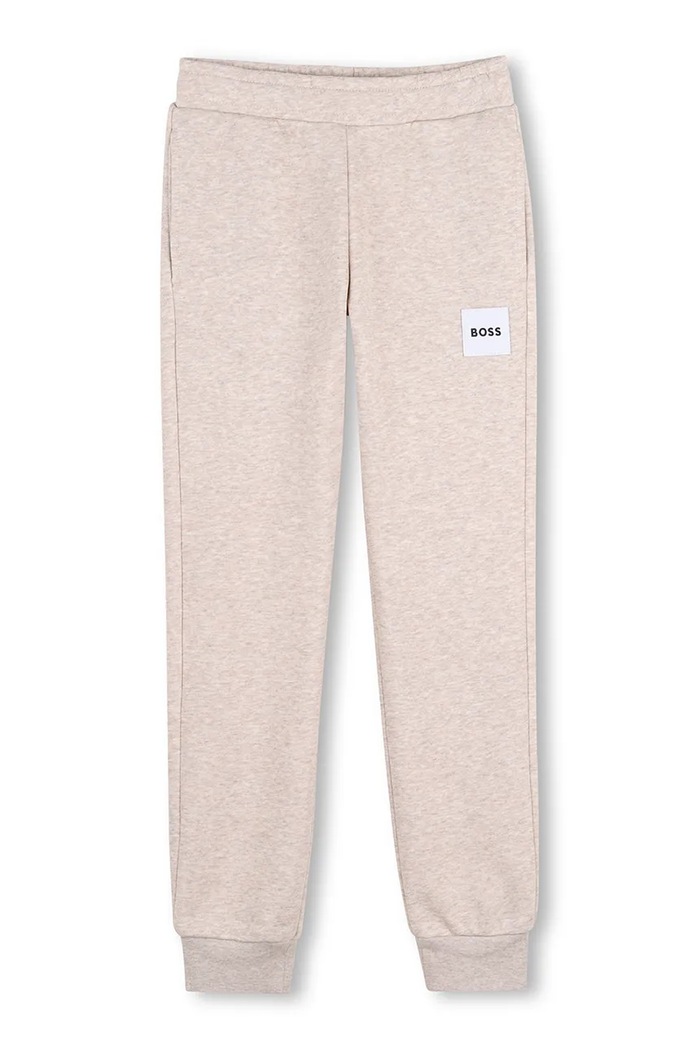 Dres dziecięcy z bawełną BOSS J53442.102.108 beżowy