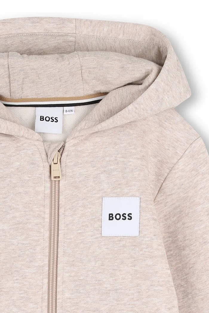 Dres dziecięcy z bawełną BOSS beżowy J53442.102.108