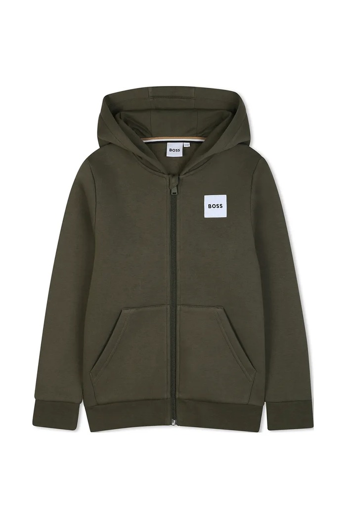 BOSS Спортивний костюм дитячий з бавовною J53442.102.108 зелений AW26