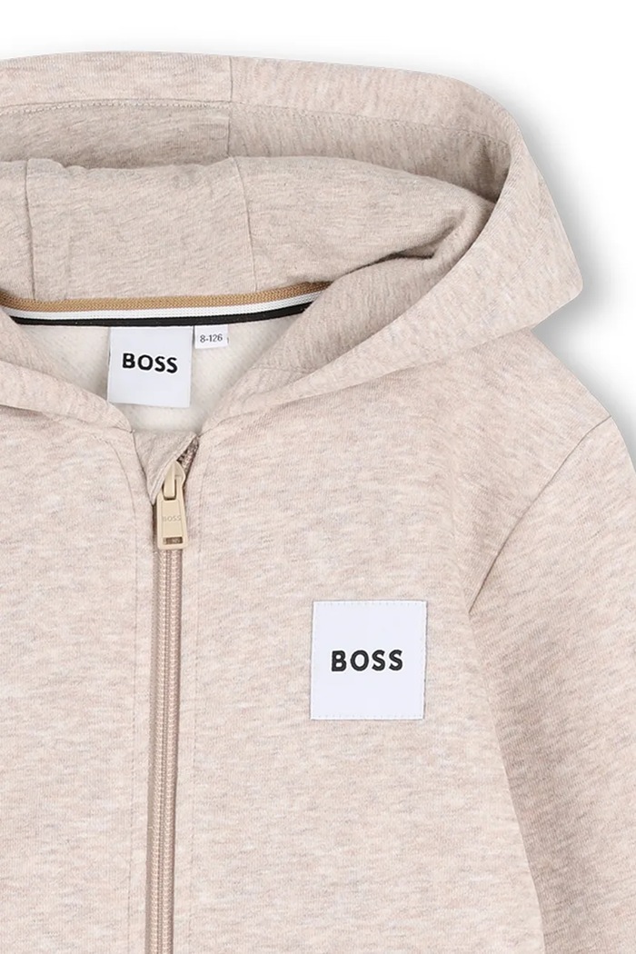 Komplet trenirka za djecu s pamukom BOSS bež J53442.162.174