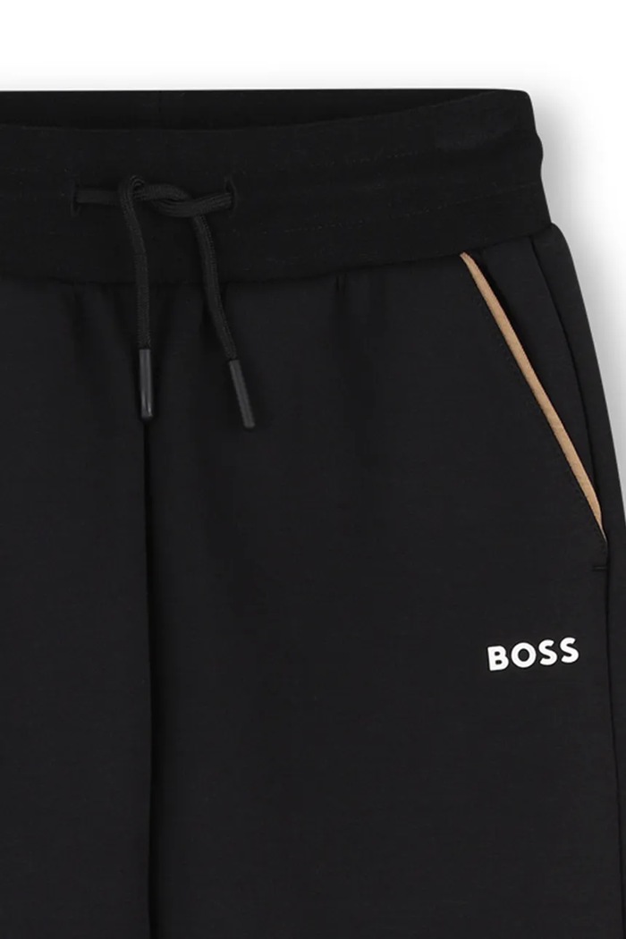 Komplet trenirka za djecu s pamukom BOSS crna J53443.162.174