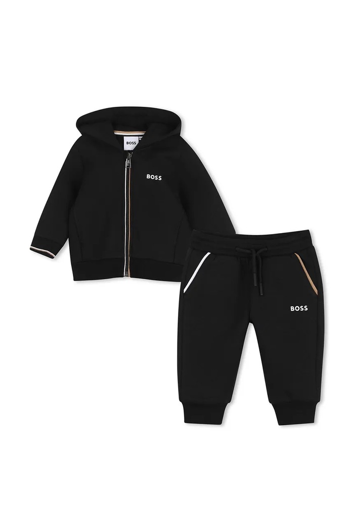 BOSS Спортен комплект анцуг за бебе черен J53511.74.81