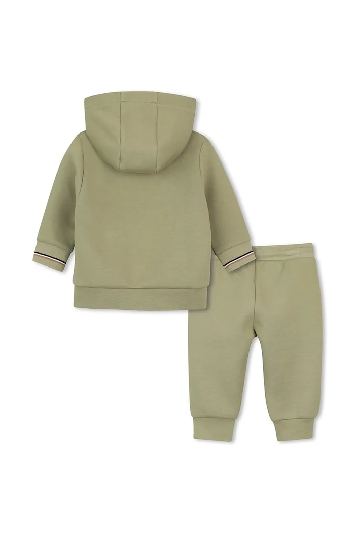 BOSS Спортен комплект анцуг за бебе с памук J53511.86.94 зелен AW26