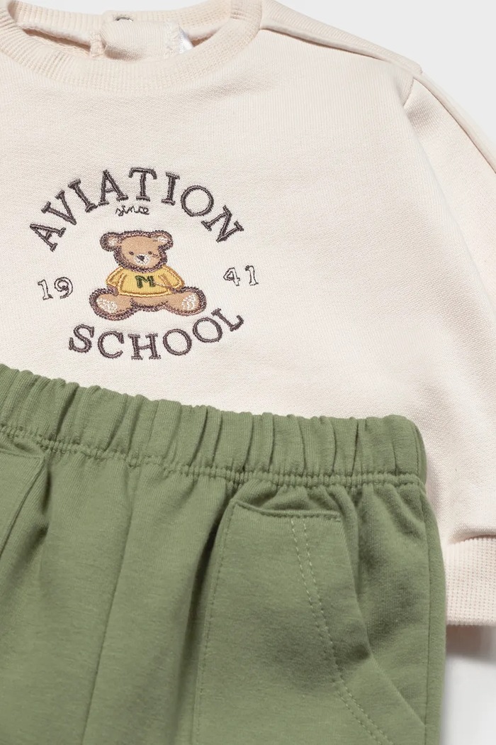 Mayoral Newborn трикотажний комплект для немовлят з бавовною барвистий 2682.1N.Newborn.9BY2