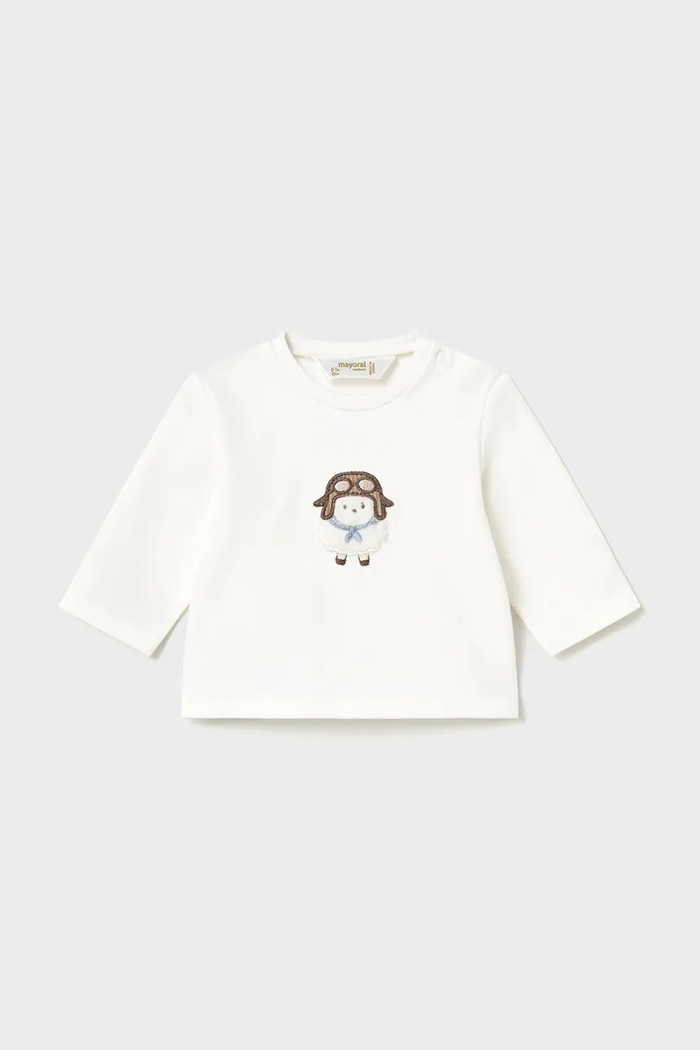 Mayoral Newborn Komplet dresowy niemowlęcy z bawełną 2670.1H.Newborn.9BY2 niebieski AW26