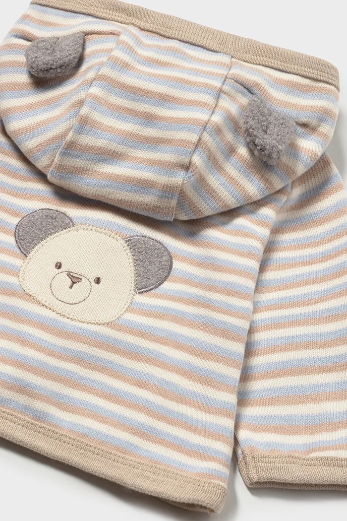 Komplet niemowlęcy z bawełną Mayoral Newborn 2668.1F.Newborn.9BY2 beżowy