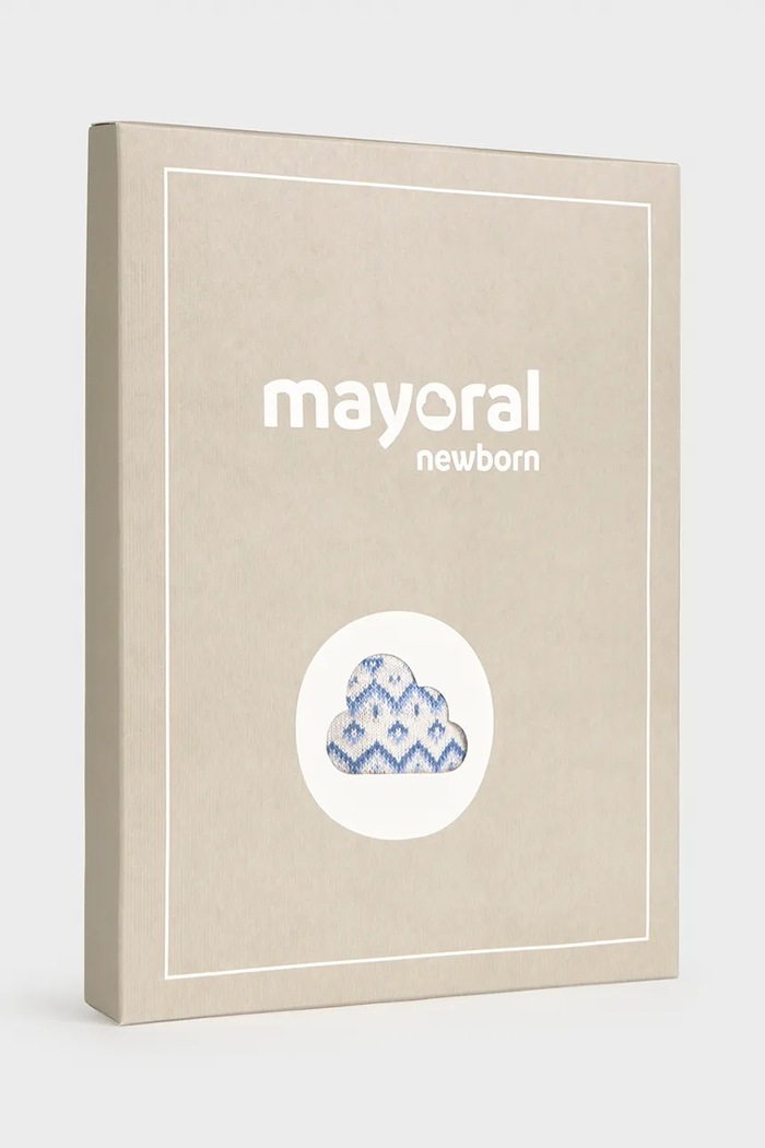 Mayoral Newborn комплект на кожен день для немовлят бавовняний 2609.1H.Newborn.9BY2 блакитний