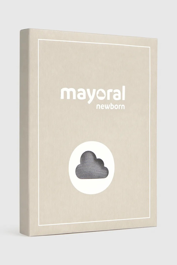 Každodenní set kojenecký bavlněný Mayoral Newborn šedá 2609.1H.Newborn.9BY2