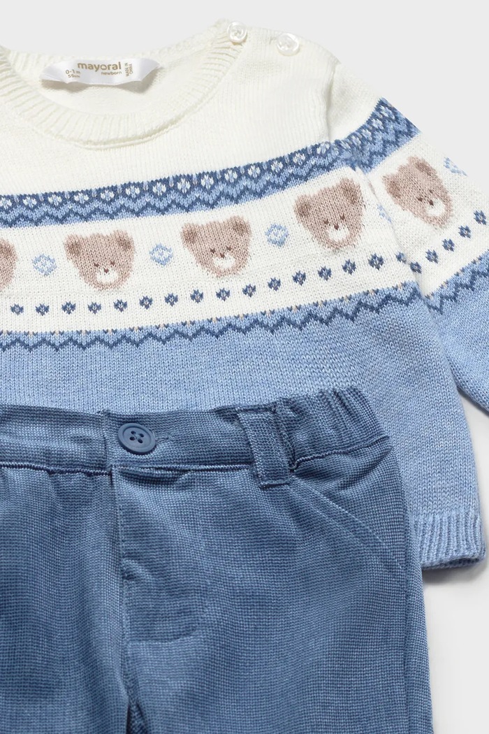Хлопчик Mayoral Newborn Комплект для немовлят 2532.1L.Newborn.9BY2 блакитний