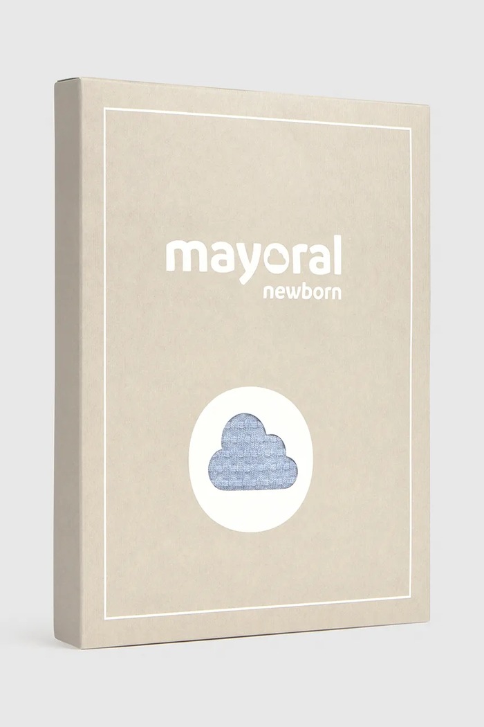 Tepláková súprava dojčenská s viskózou Mayoral Newborn modrá 2507.1C.Newborn.9BY2