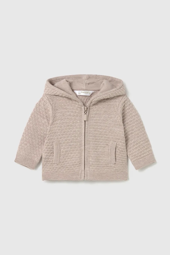 Mayoral Newborn трикотажний комплект для немовлят з віскозою 2507.1C.Newborn.9BY2 бежевий AW26