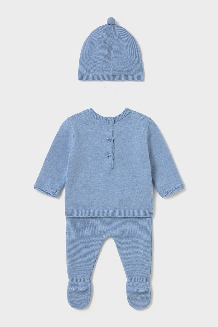 Mayoral Newborn Комплект за бебе от памук 2503.1D.Newborn.9BY2 син AW26